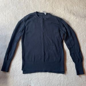 Everlane cotton crewneck sweater black small